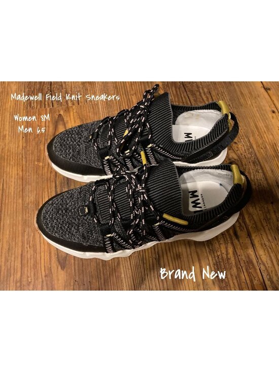 Madewell Shoes - Madewell Field Knit Sneakers Black Granite Multi Women’s 8 US Men 6.5 Brand New